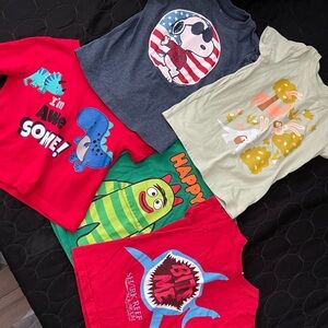 Colorful Kids Graphic T-Shirts 2T set